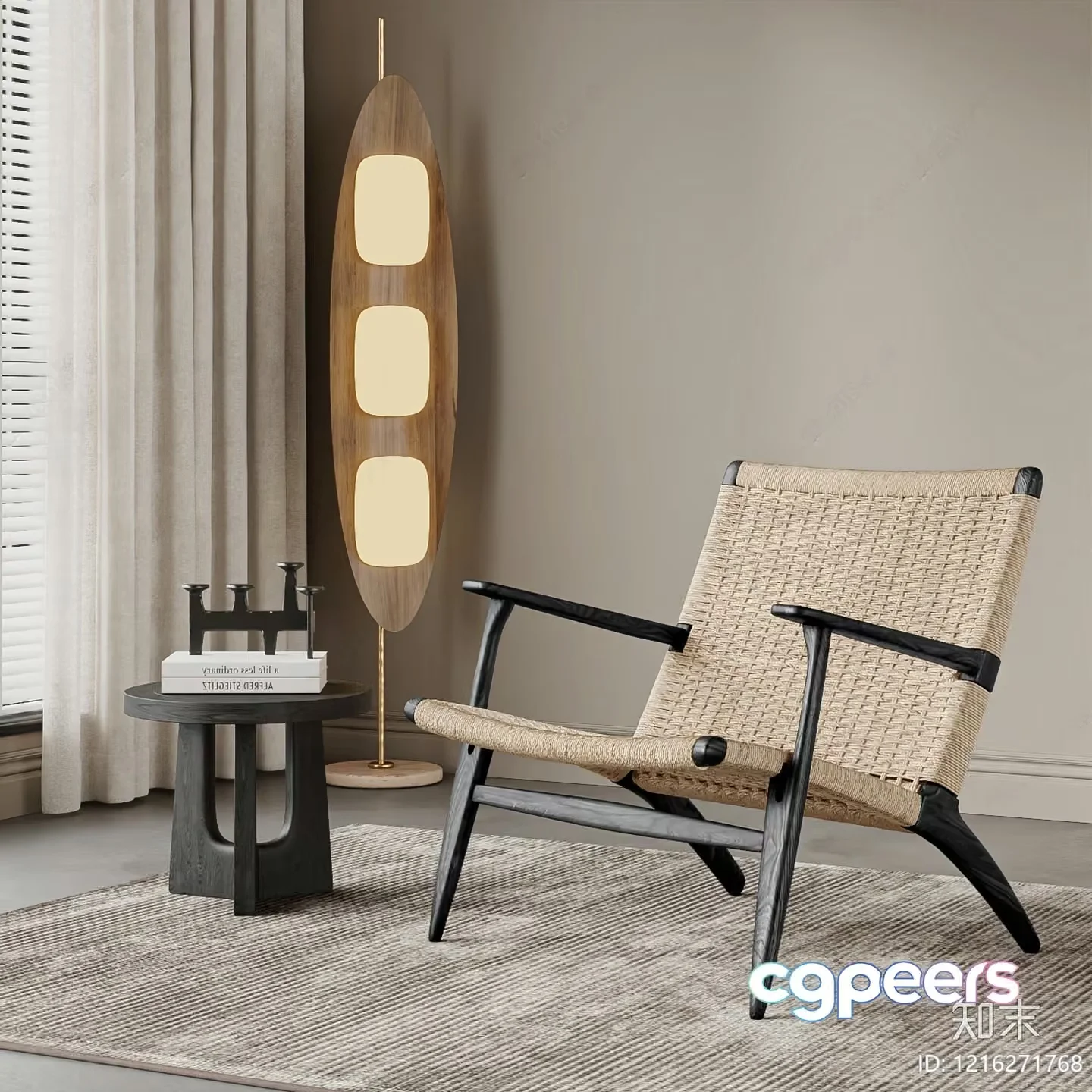 Modern Living Room 3D Model – 13562 – VRAY Render