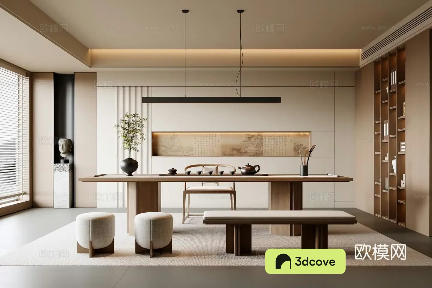 New Chinese tea room