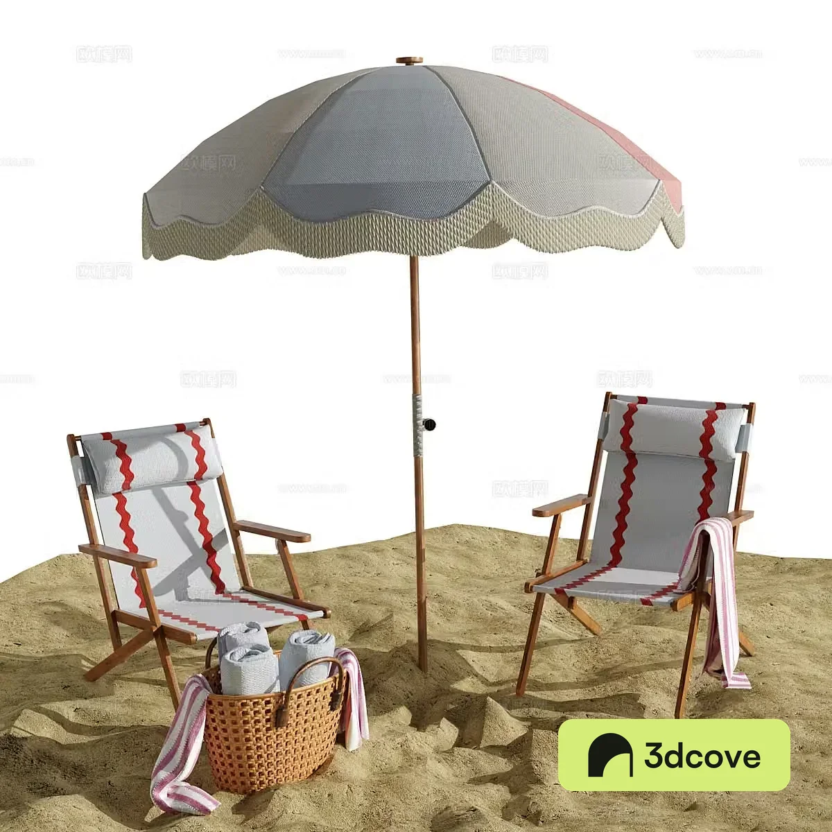 Outdoor chair beach chair leisure chair