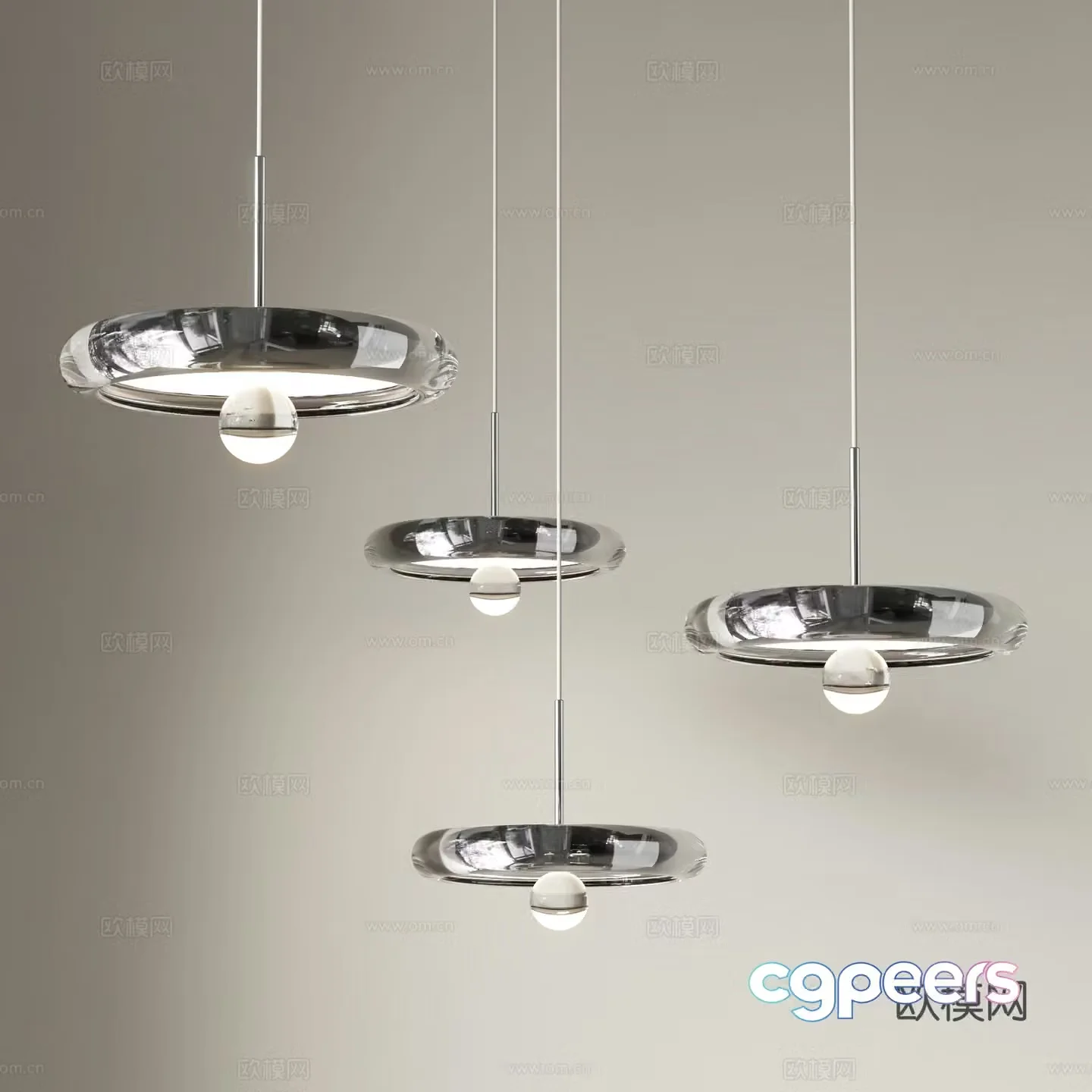 Italian chandeliers light luxury chandeliers glass chandeliers restaurant bar chandeliers bedside chandeliers 3D model