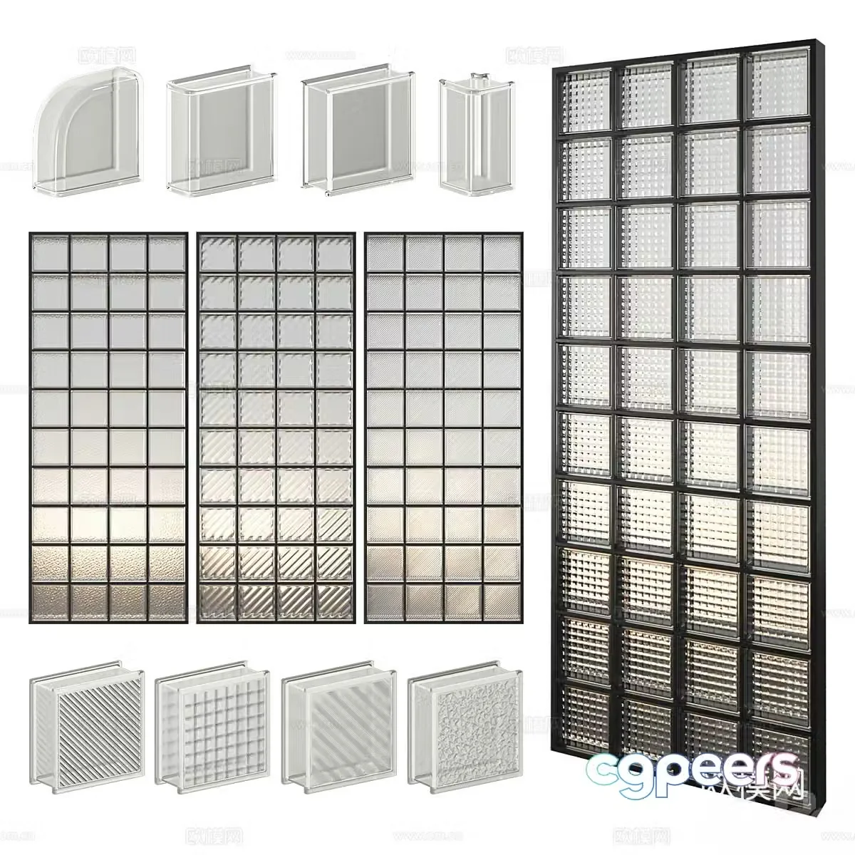 Glass brick 3d model