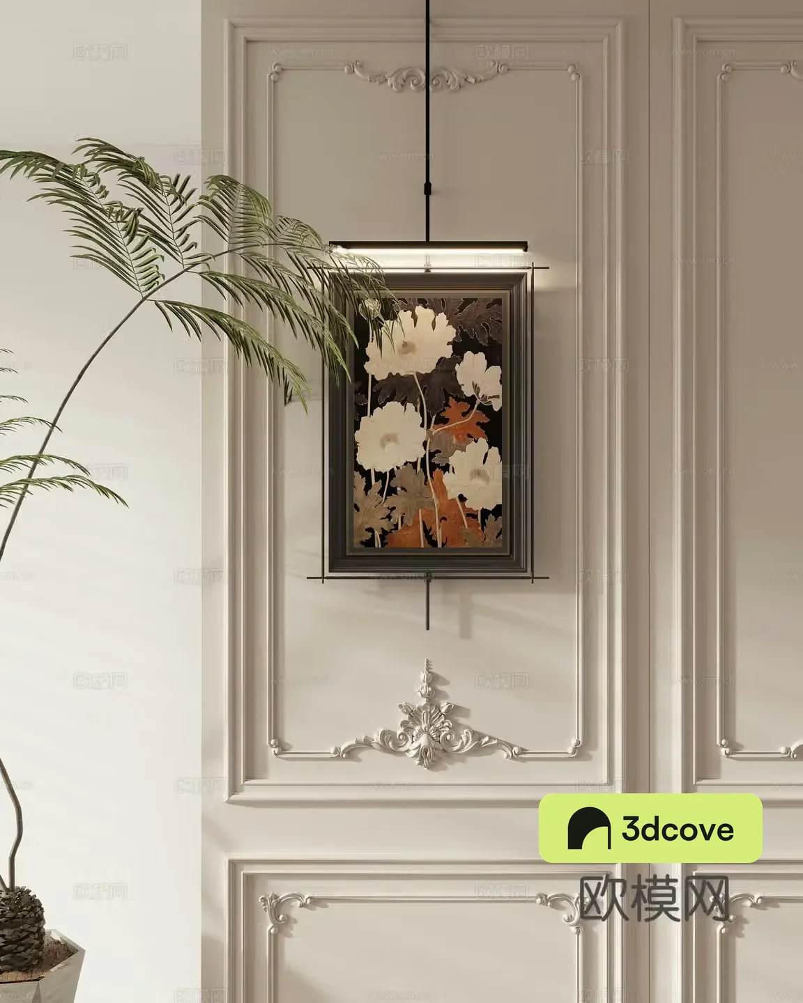 French wall decoration