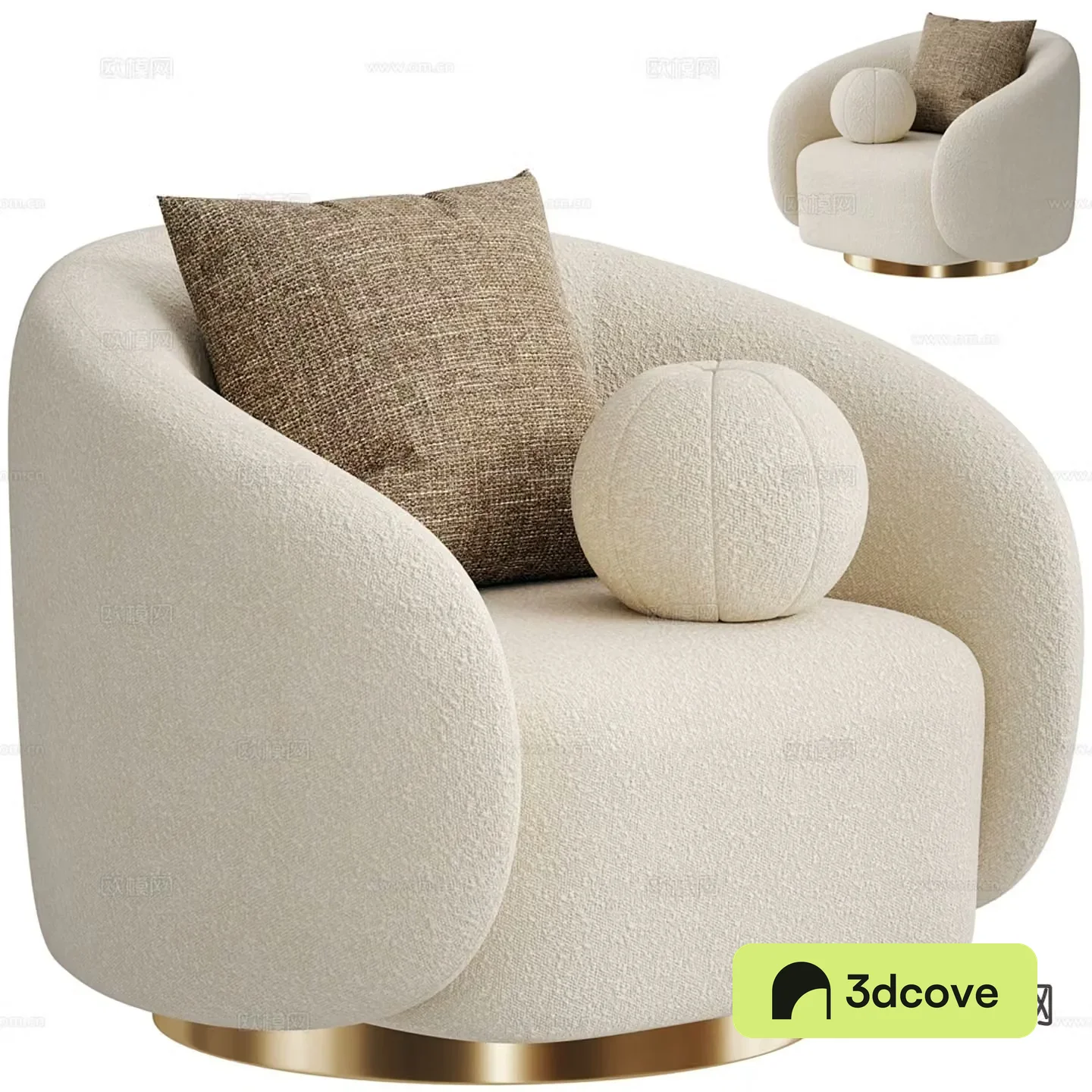 Cream style sofa chair single sofa