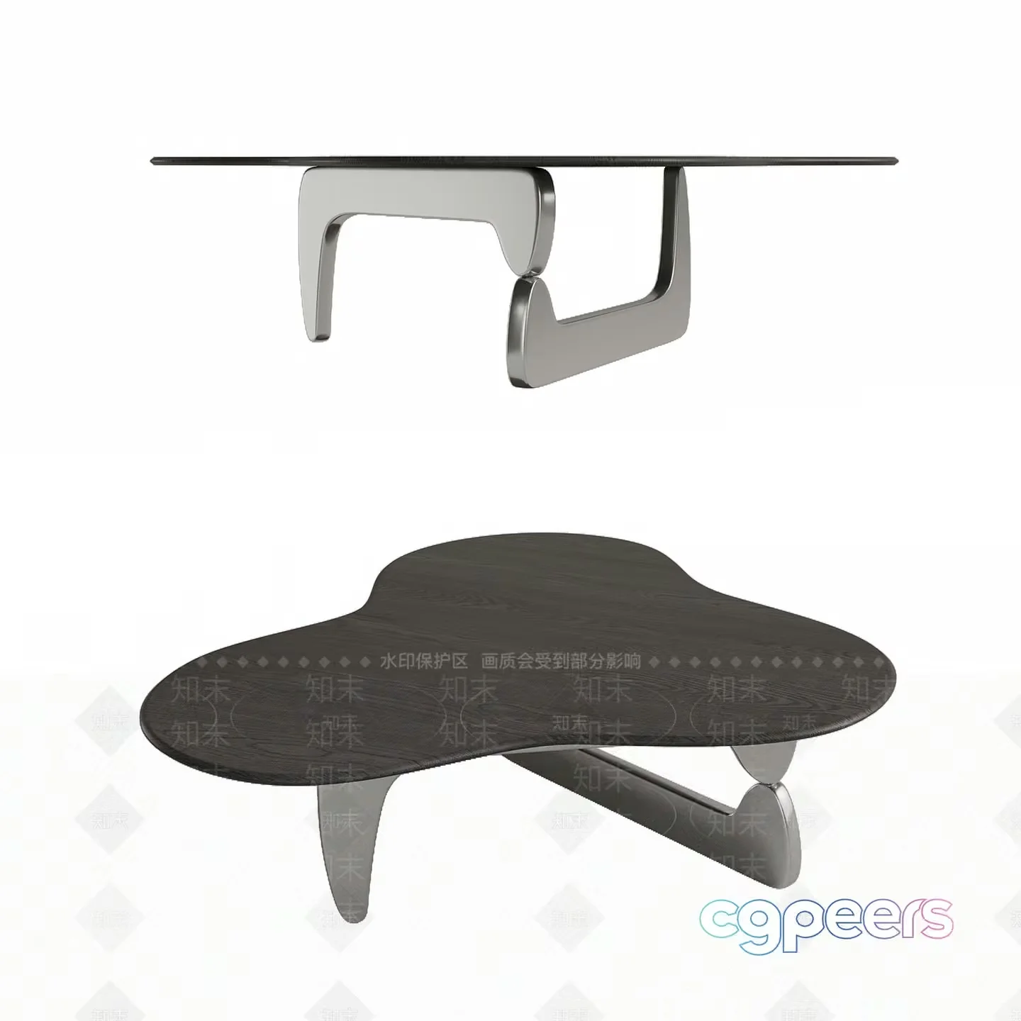 Modern Coffee Table 3D Model – 17739 – VRAY Render