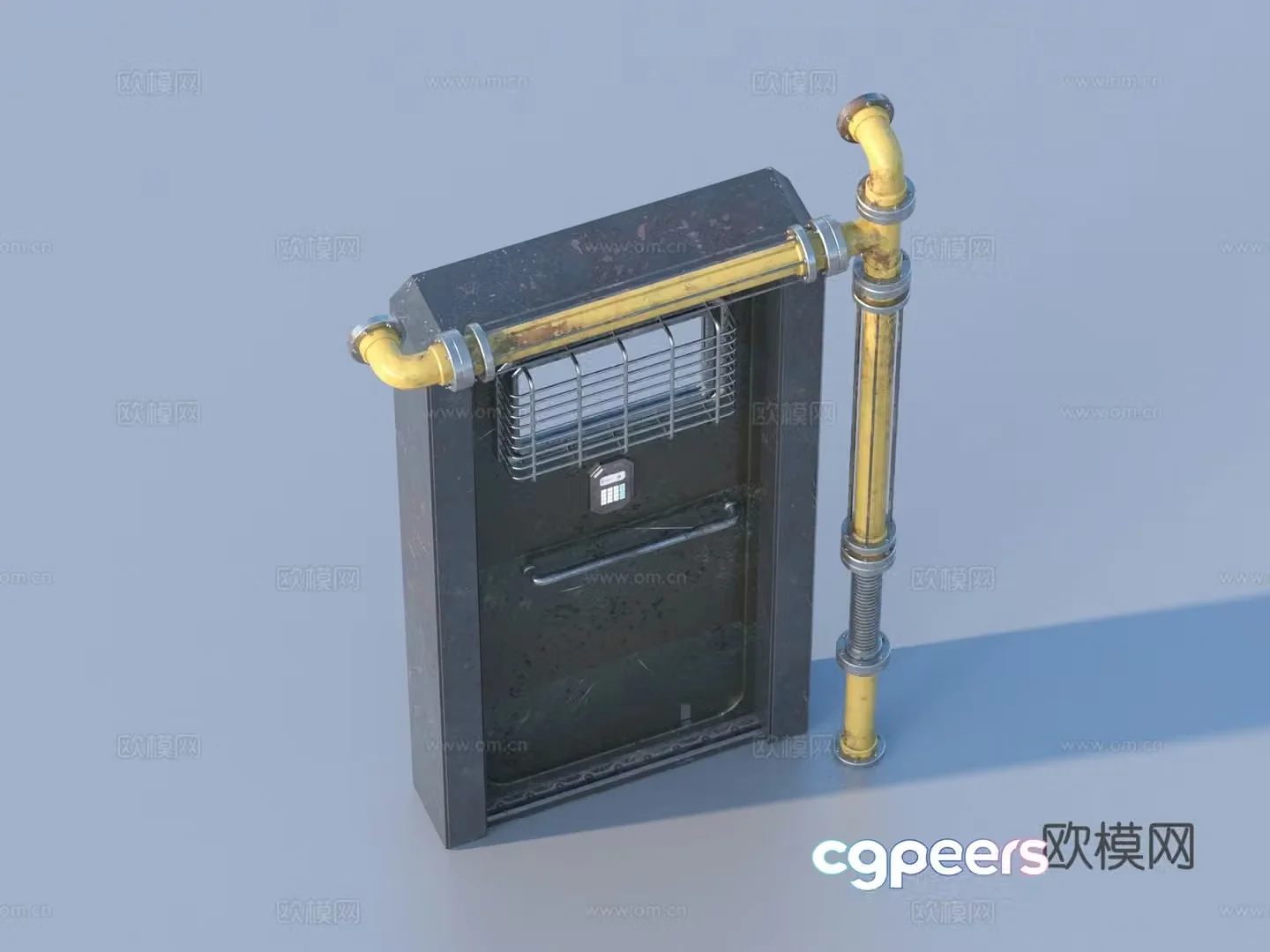 Door Iron Door Door 3D Model