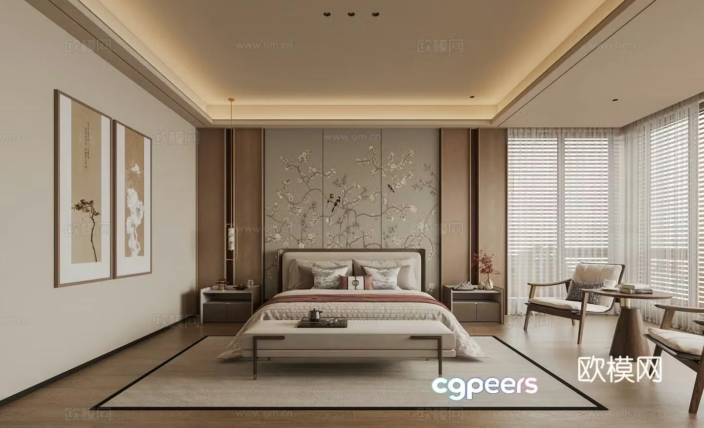 3D model of bedroom in Song Dynasty