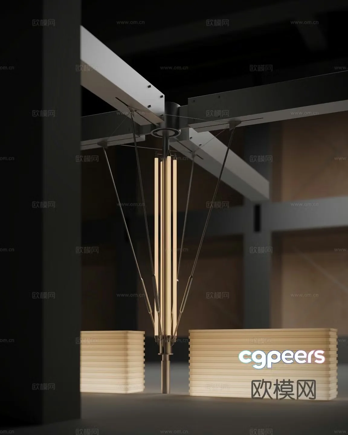 Industrial other office space 3d model