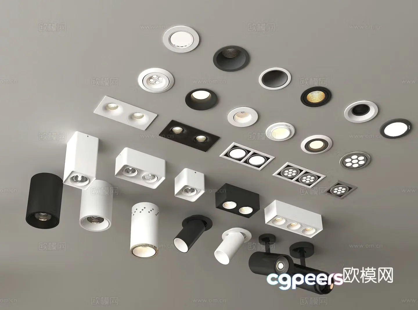 Downlight spotlight 3d model