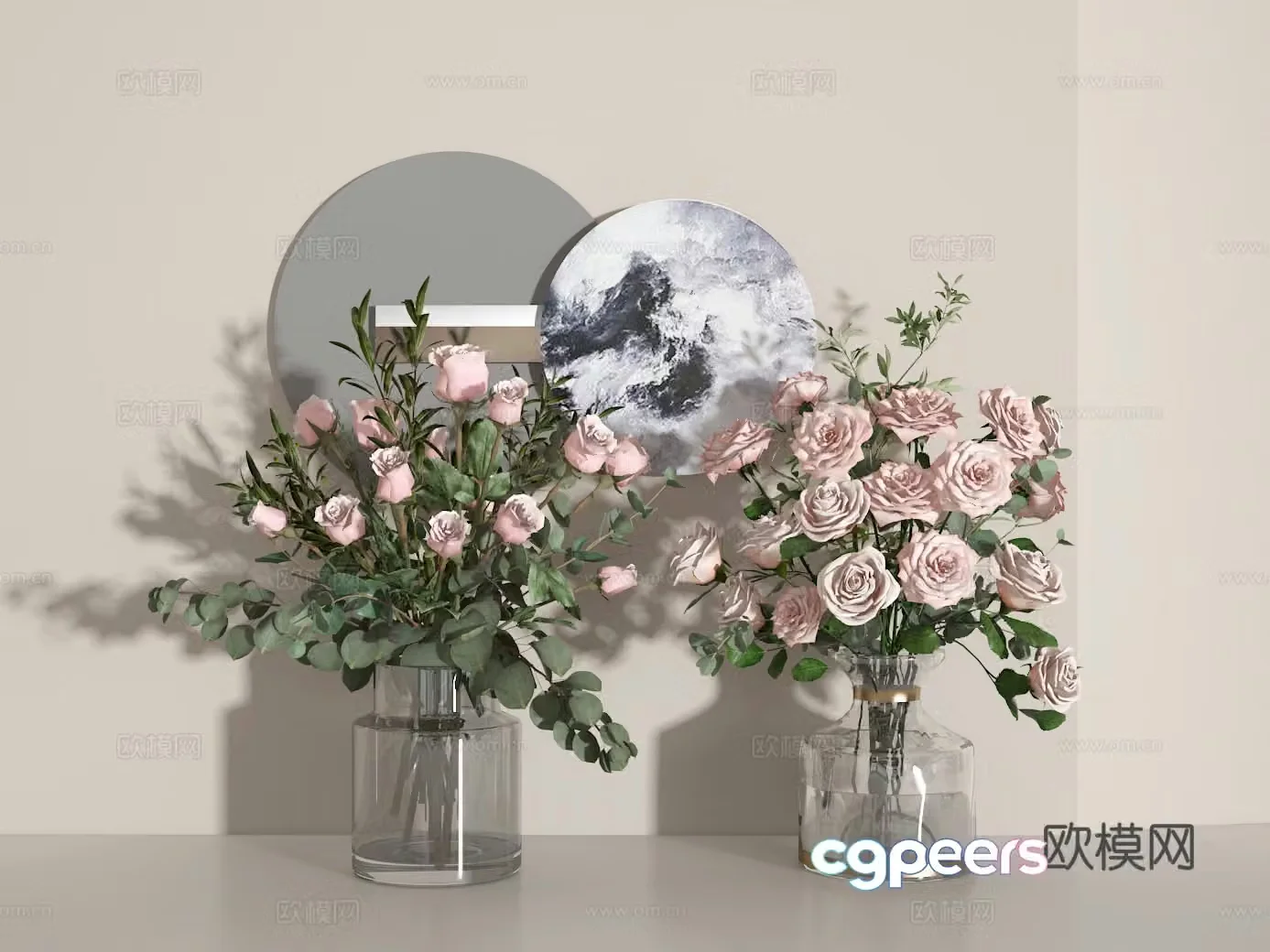 Flower art 3d model