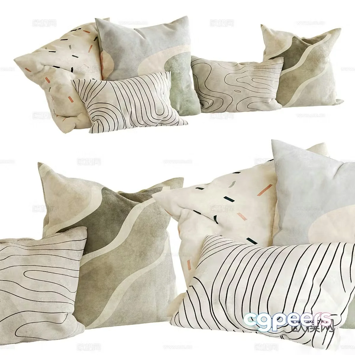 3D model of pillow