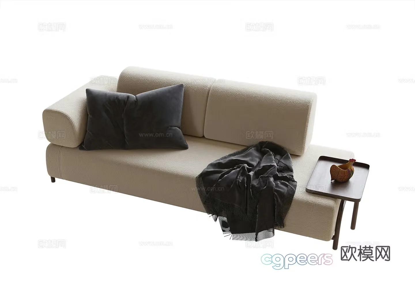 Modern love sofa 3d model