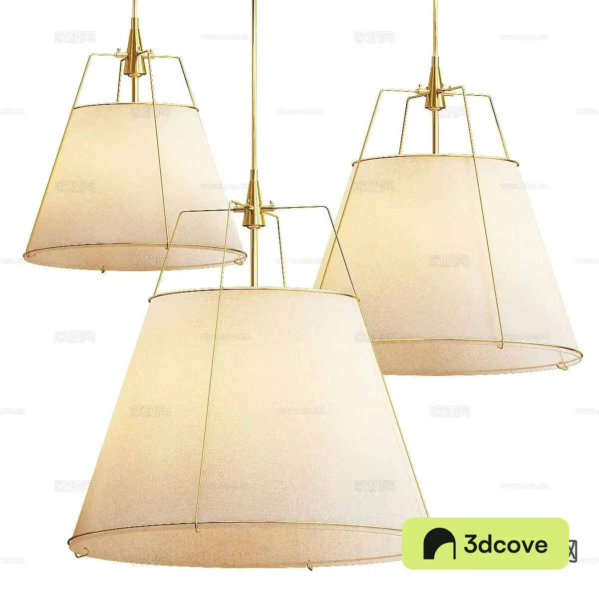 Wabi-sabi style chandelier
