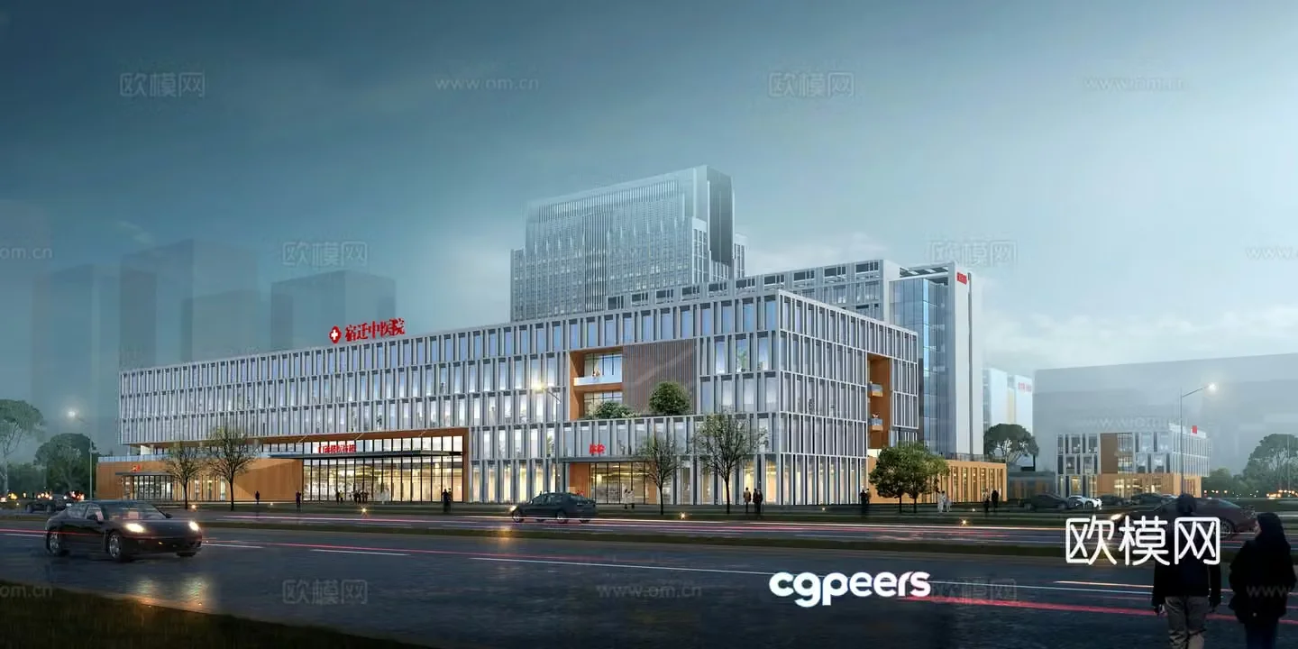 Hospital appearance 3d model