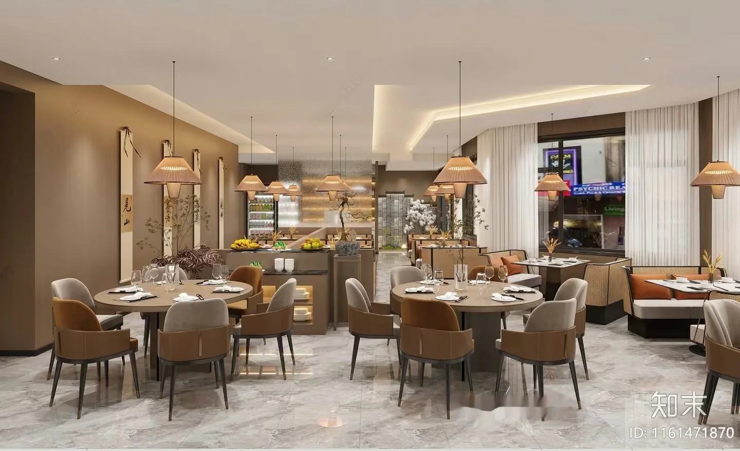 Modern Dining Room 3D Model – 2910 – VRAY Render