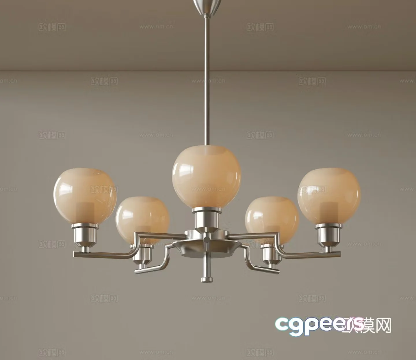 Modern medieval style chandelier Minimalist cream style chandelier Nordic simple chandelier Restaurant chandelier American 3D model