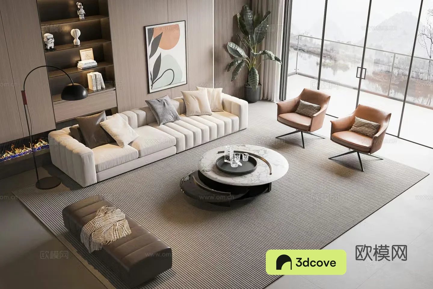 Modern combination sofa