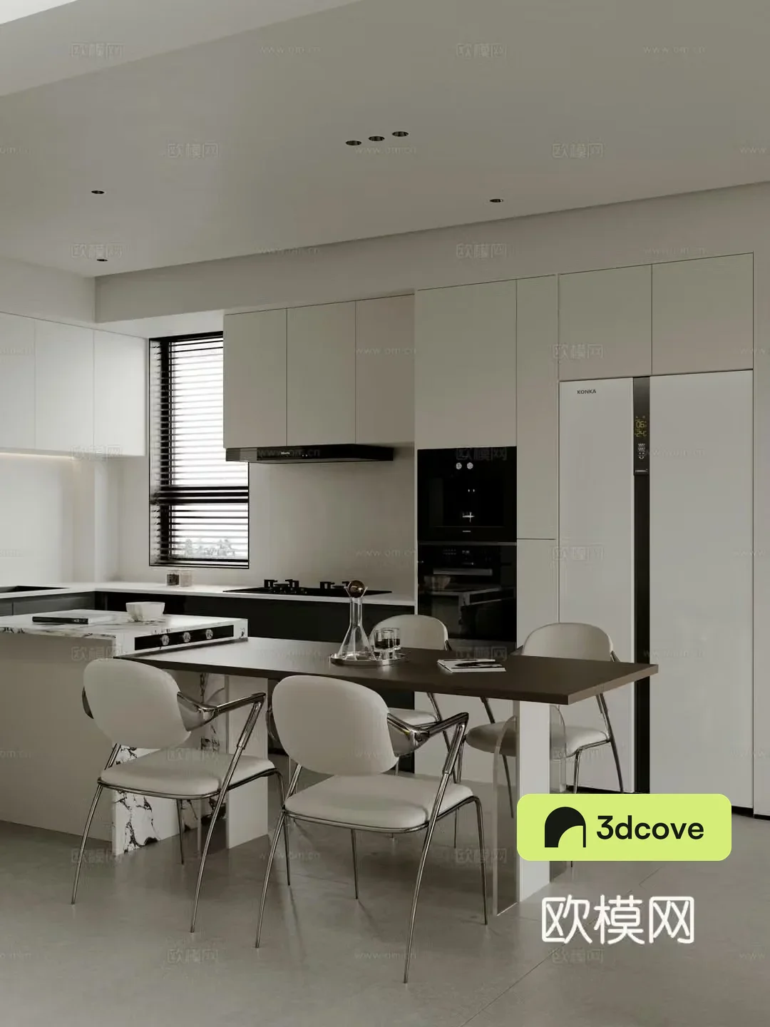 Modern minimalist restaurant