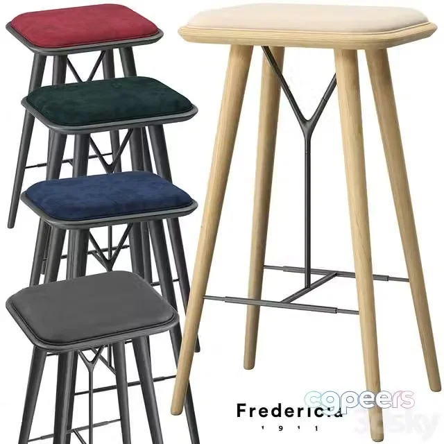 3ds Max Free – Fredericia spine stool
