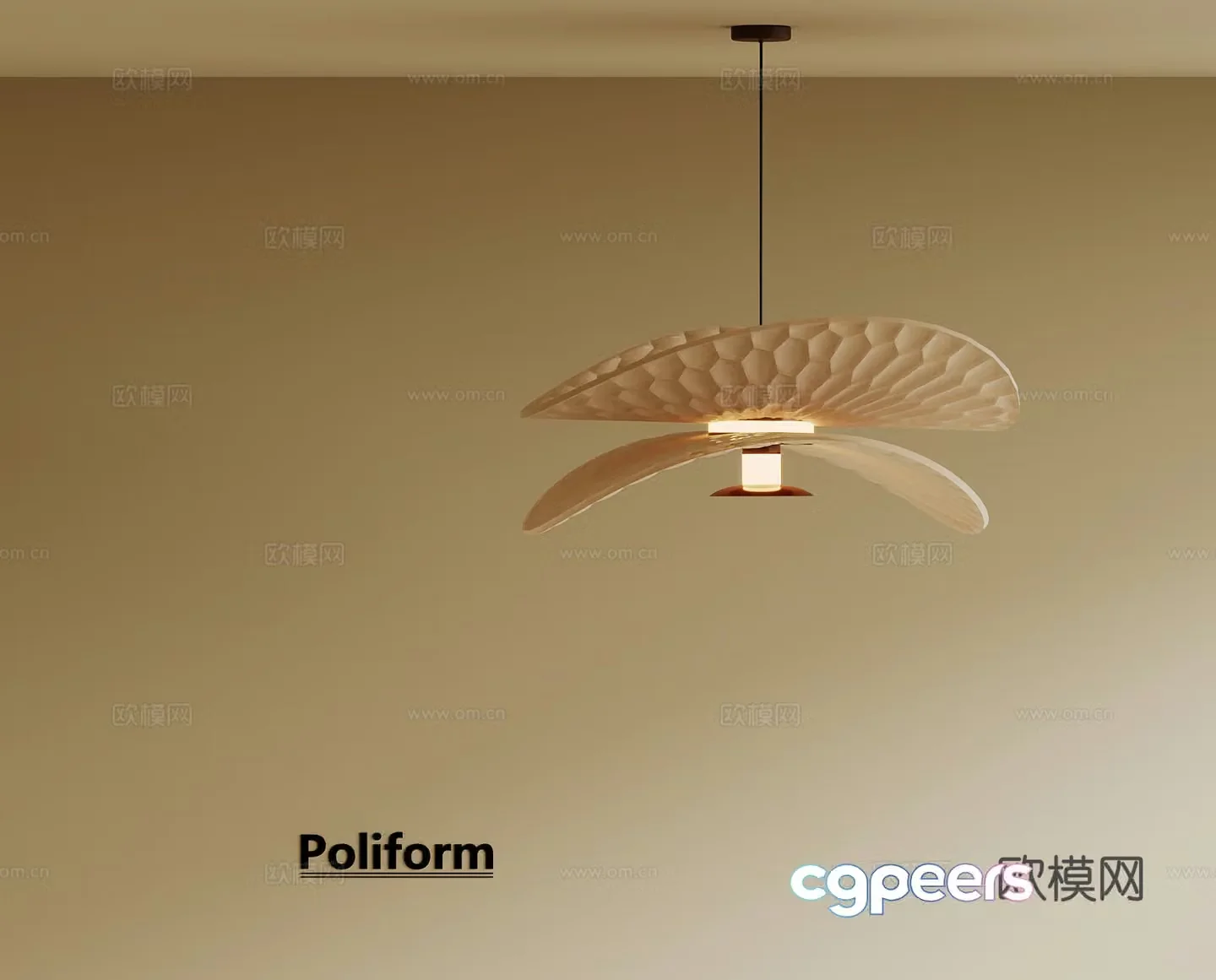 020 Chandelier Modern Art Chandelier 3D Model