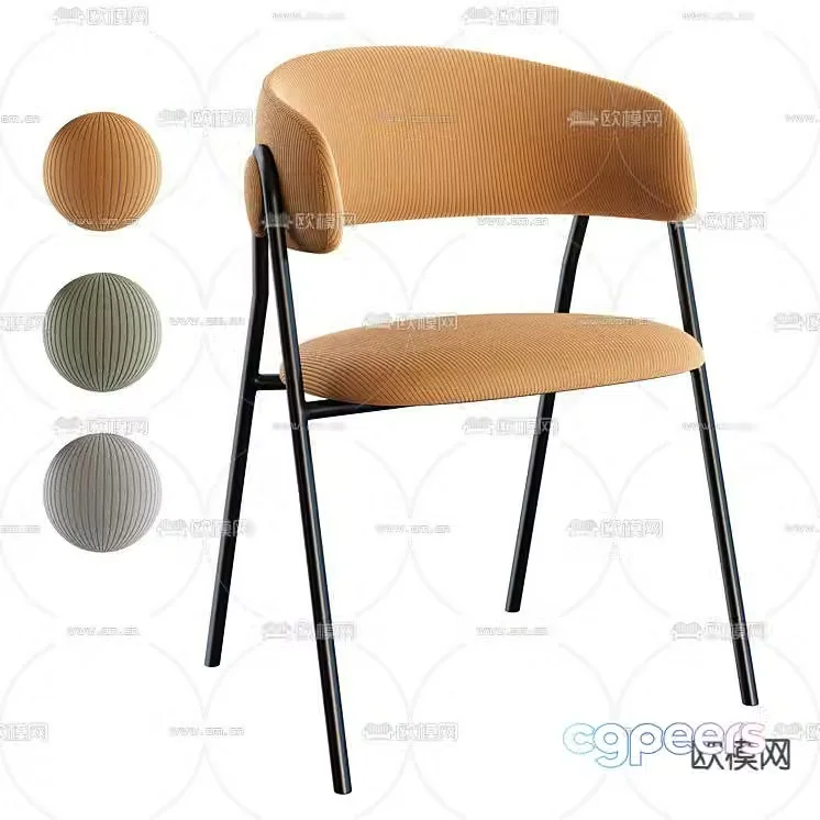 chair dining chair 3d model