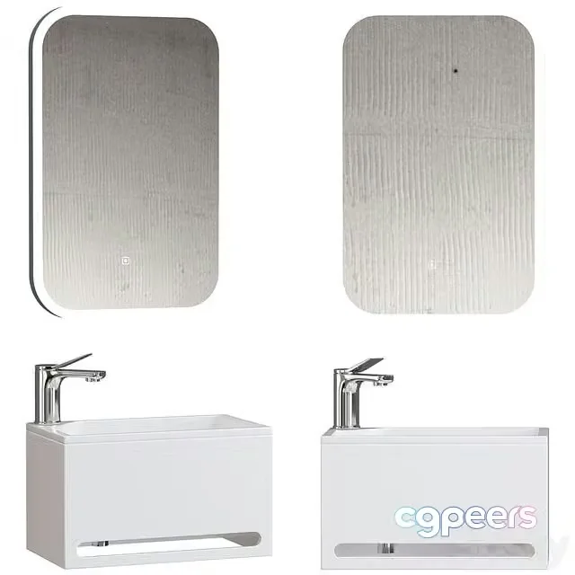 3ds Max Free – Bathroom furniture DIWO Kazan 40