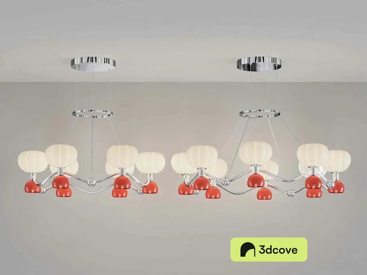A Light Fixture With A Modern Design