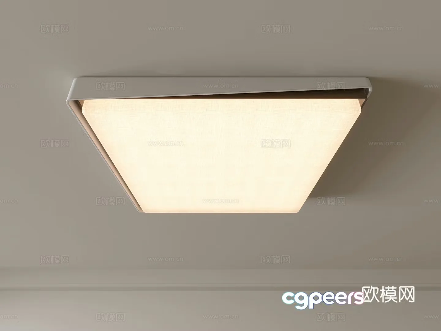 Modern ceiling lamp Geometric ceiling lamp Bedroom lamp Artistic shaped lamp Fashion living room lamp 3D model