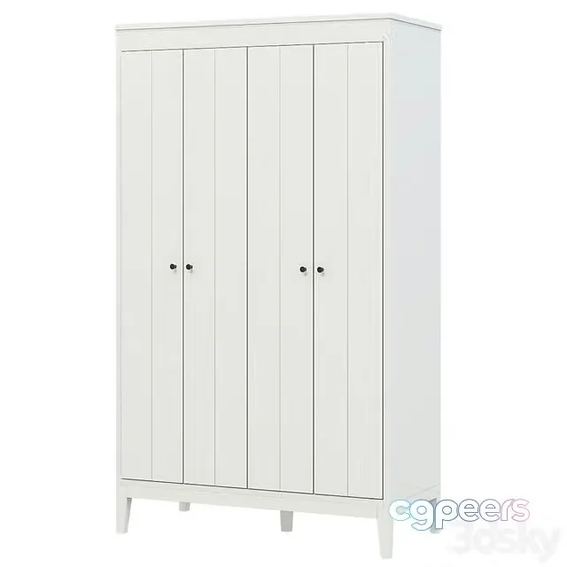 3ds Max Free – IDANAS IDANES Wardrobe, white