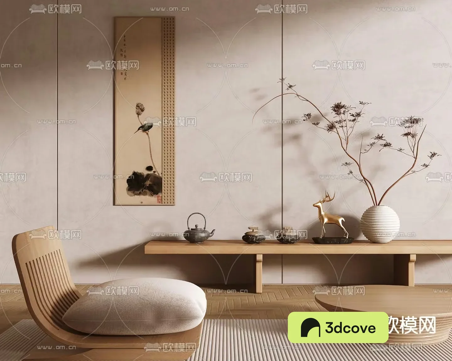Chinese tea chair tatami
