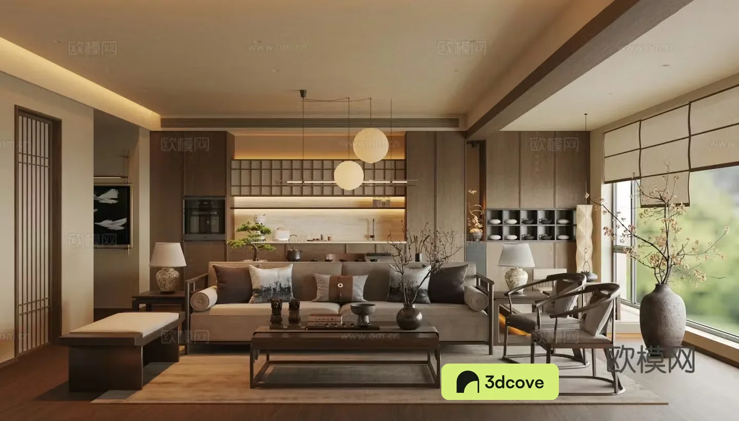New Chinese living room