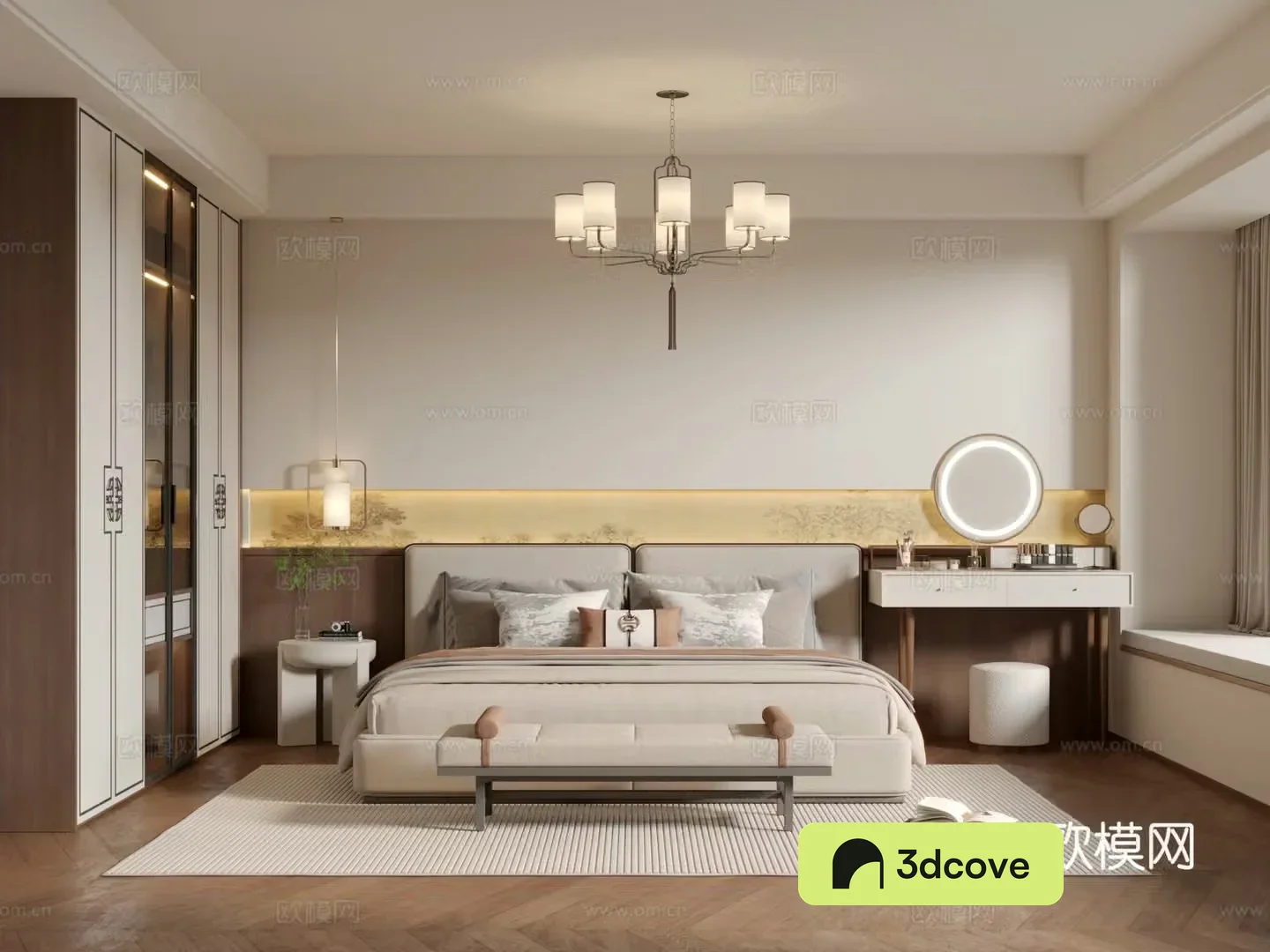 New Chinese bedroom