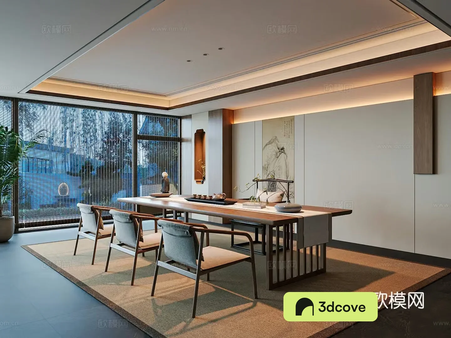 New Chinese tea room