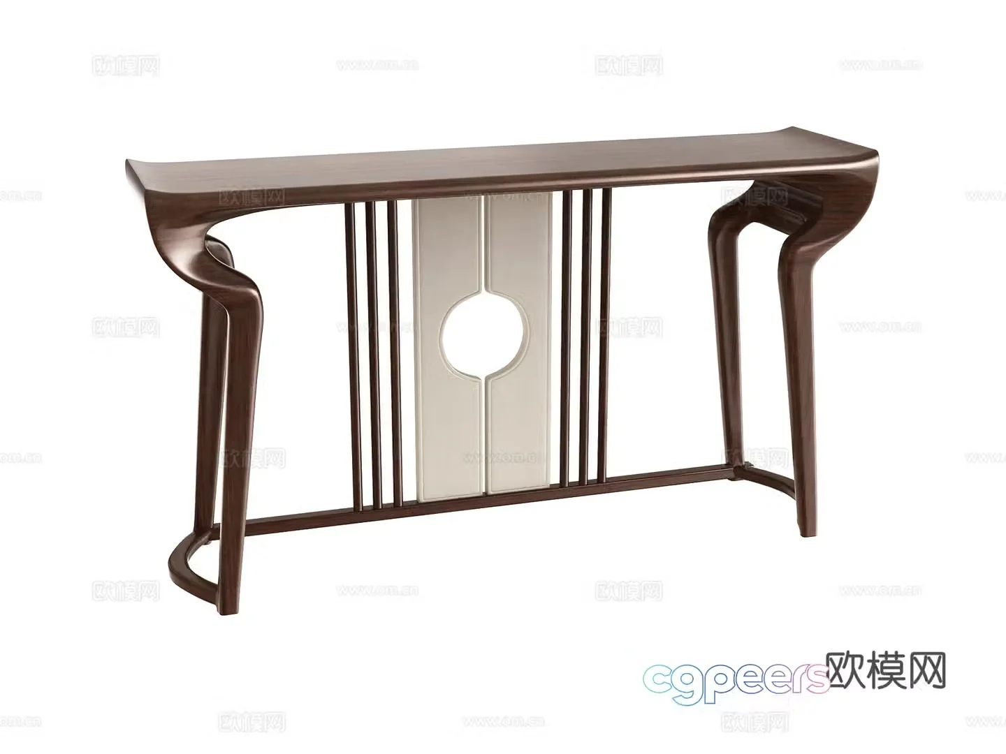 New Chinese style entrance hall Duanjingdai 3D model