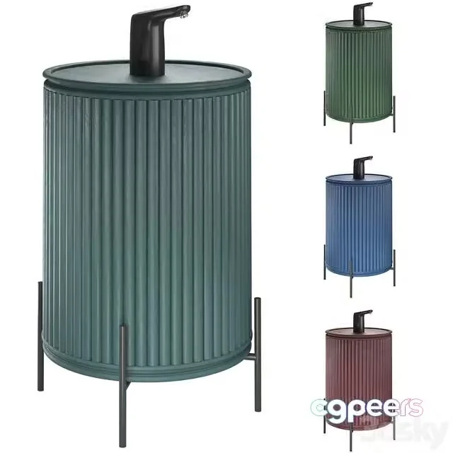 3ds Max Free – Interior Aqua Dispenser Trunk Decorative Case for Bottle of Water with pump