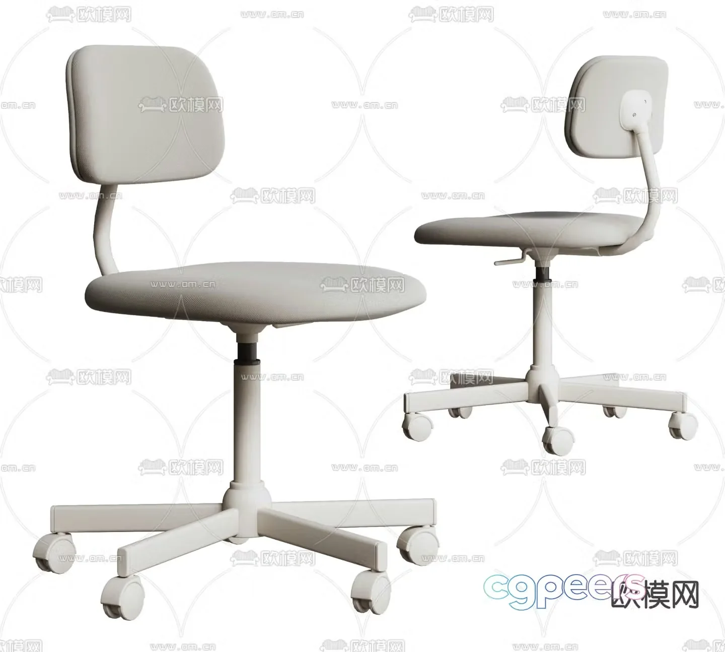 Modern office chair swivel chair 3d model