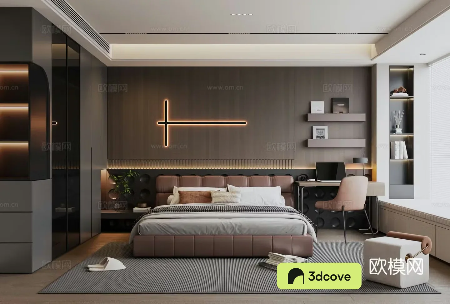 Modern Italian style bedroom
