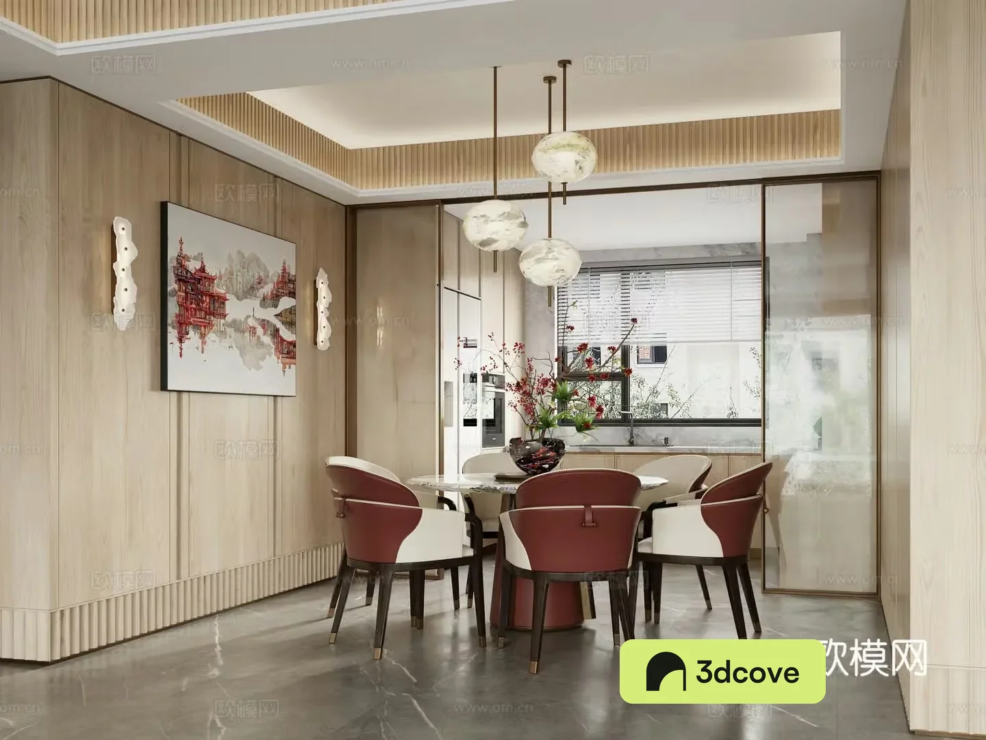 New Chinese restaurant kitchen