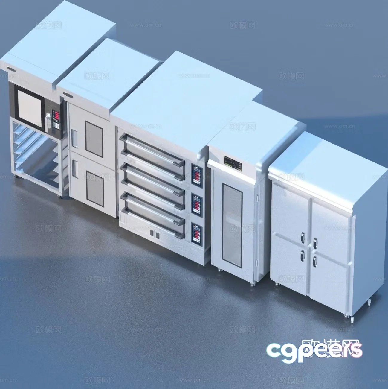 Catering equipment kitchen equipment 3d model