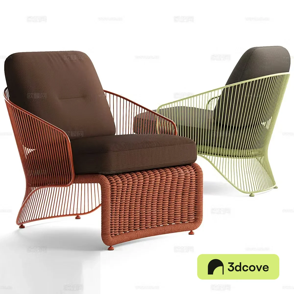 Minotti Colette outdoor armchair