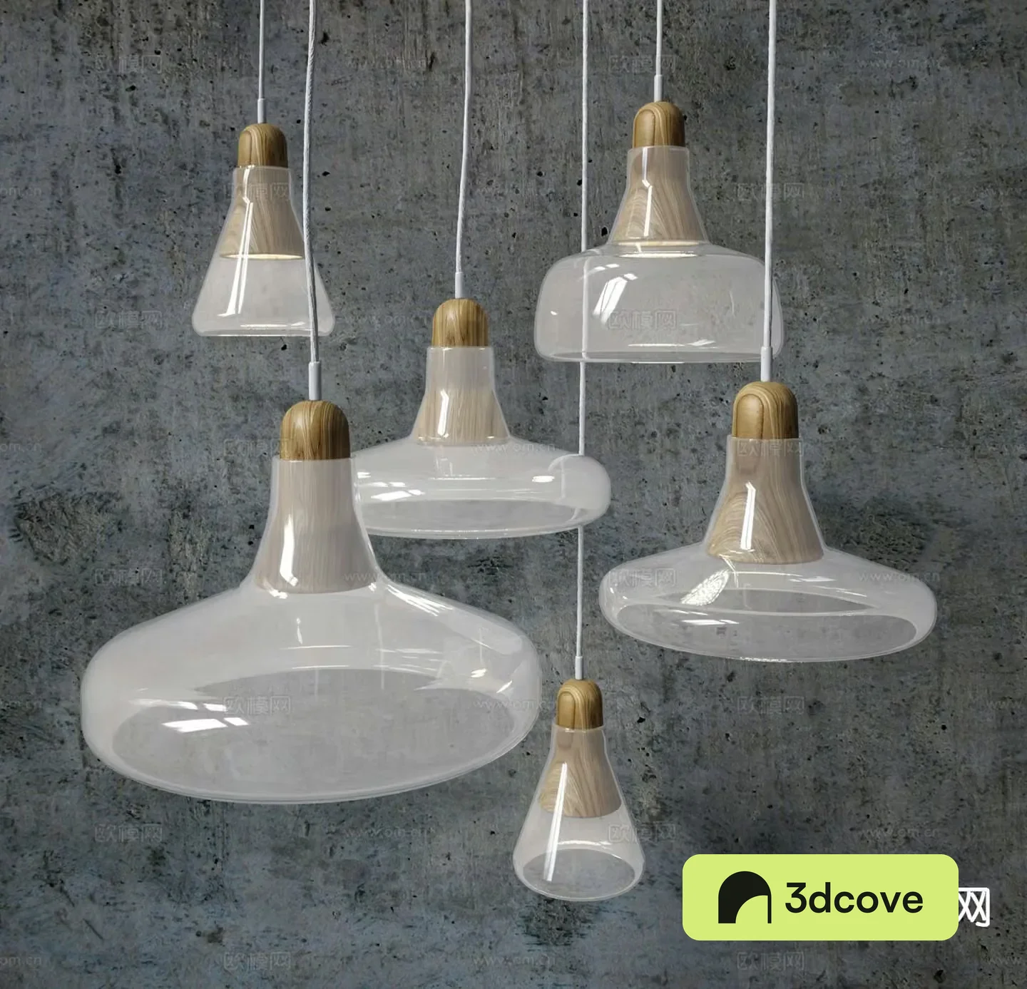 Modern interior chandelier