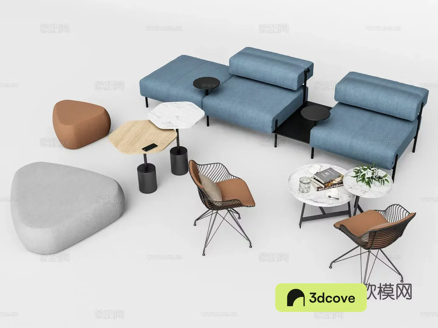 Modern office leisure sofa modular sofa