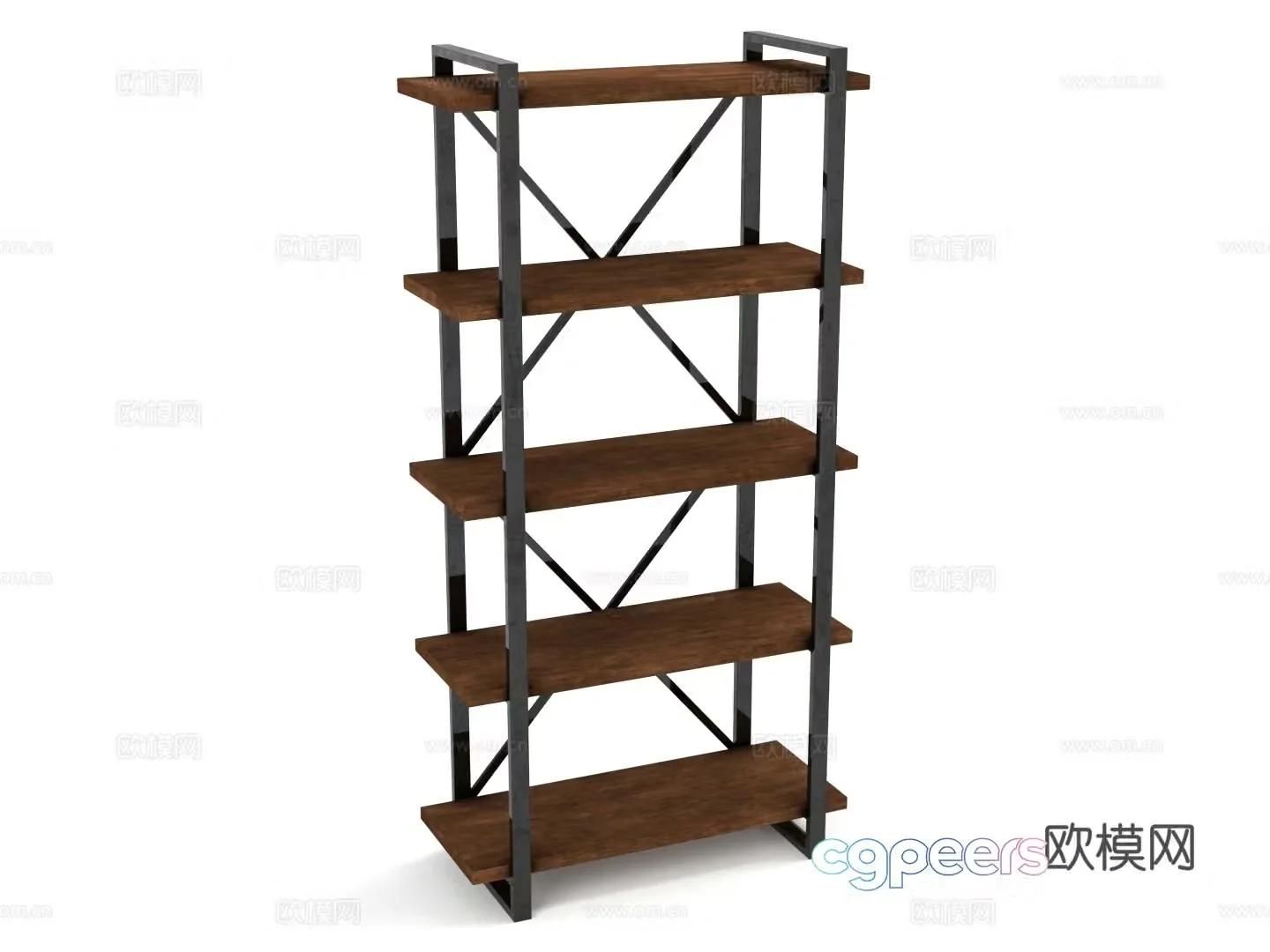 Shelf Bookshelf Shelf Layer Floor Rack 3D Model