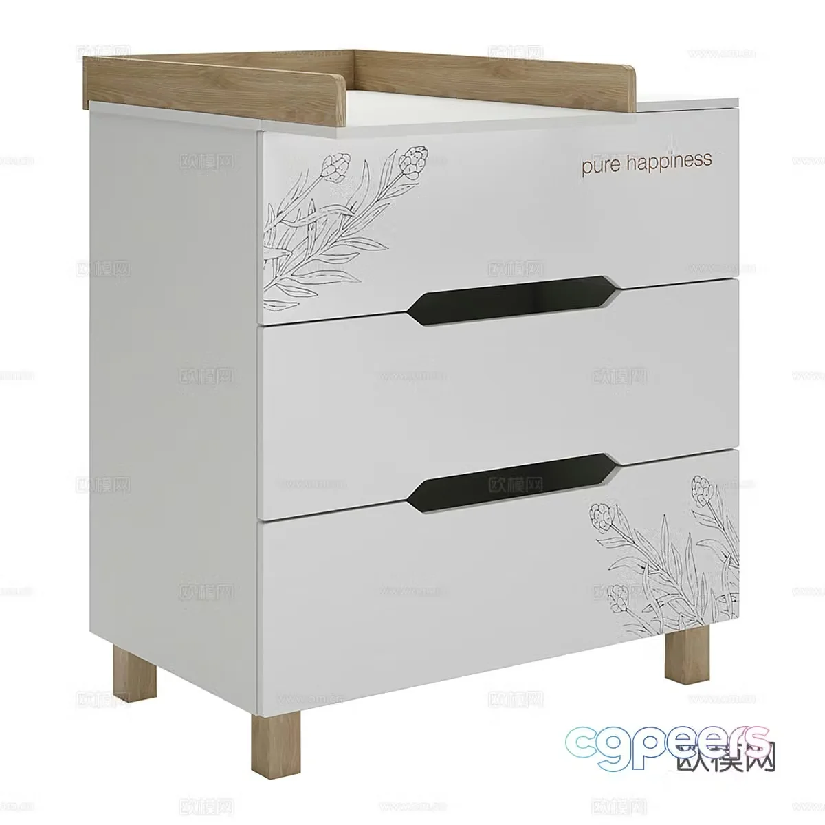 Desk 3d model