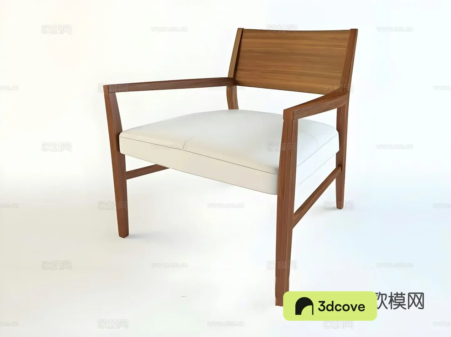 Leisure chair solid wood chair dining chair tea chair armchair