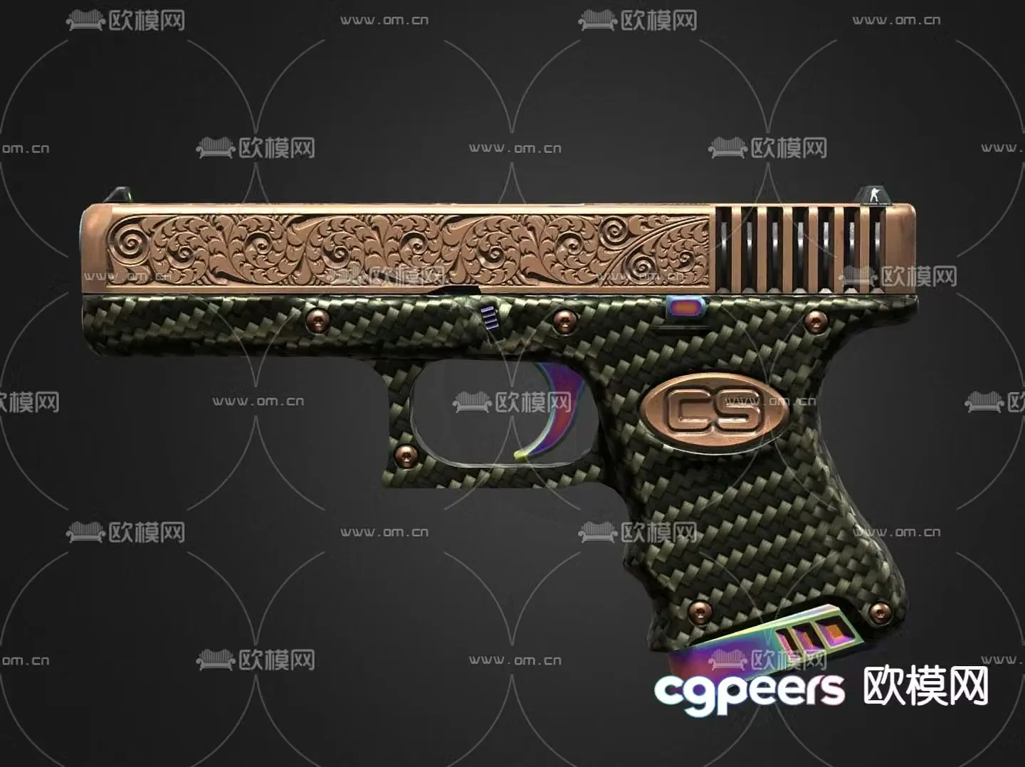 Children’s toys toy pistol 3d model