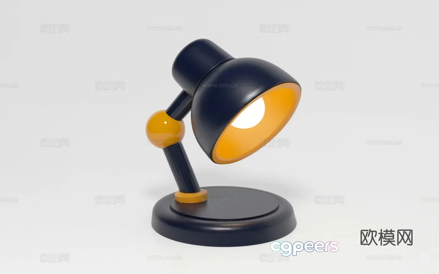 Cartoon desk lamp cartoon style cartoon ornaments lamp accessories ornaments decoration creative abstract beauty 3d model