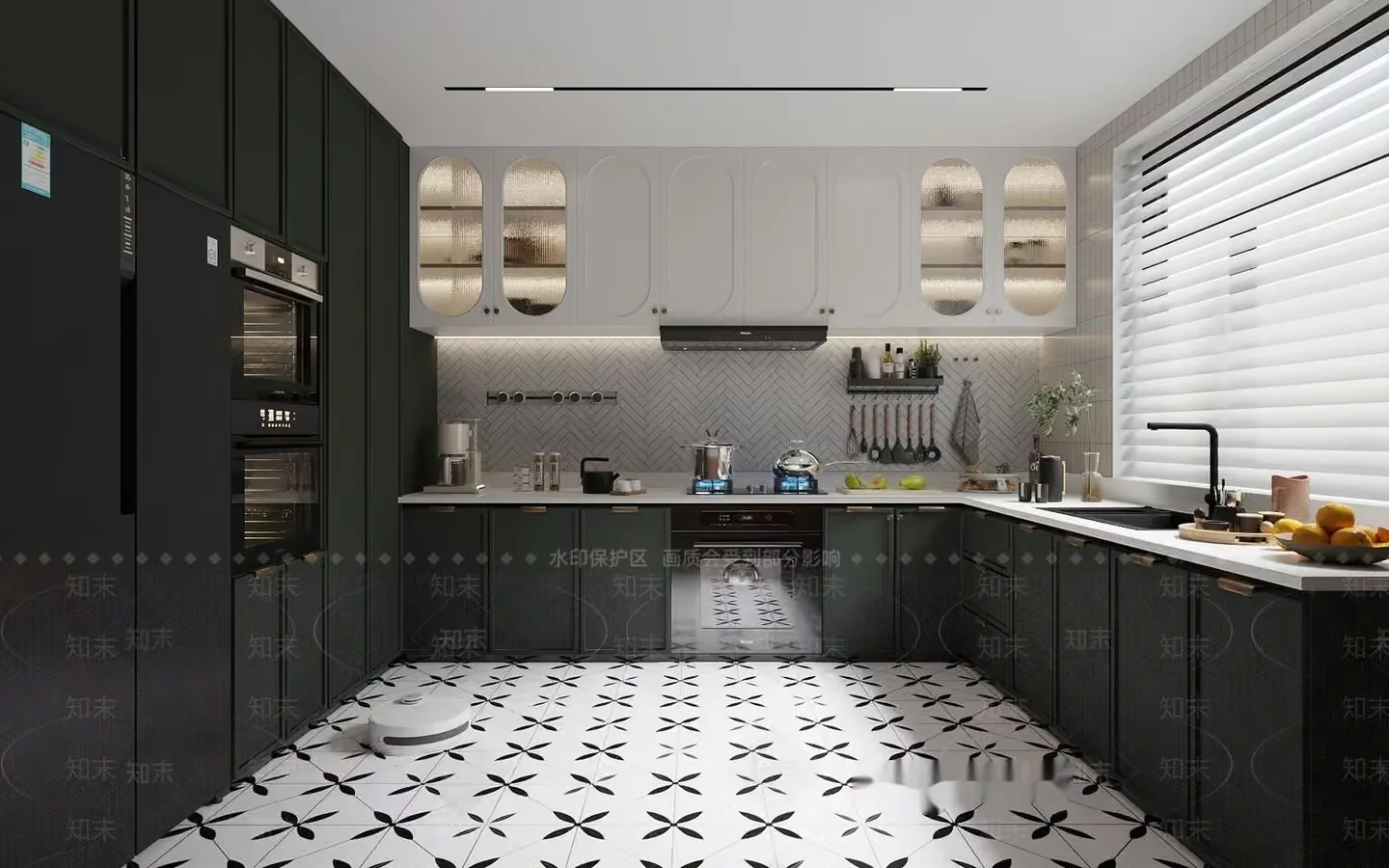 Modern Kitchen 3D Model – 11225 – VRAY Render