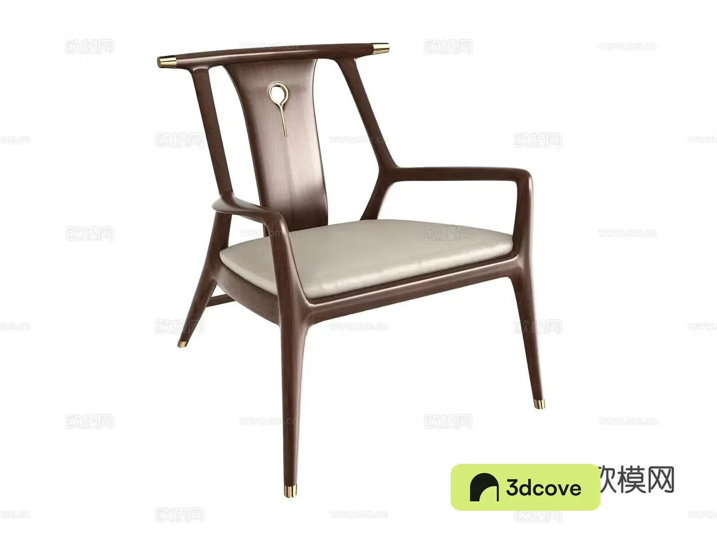 New Chinese style armchair leisure chair