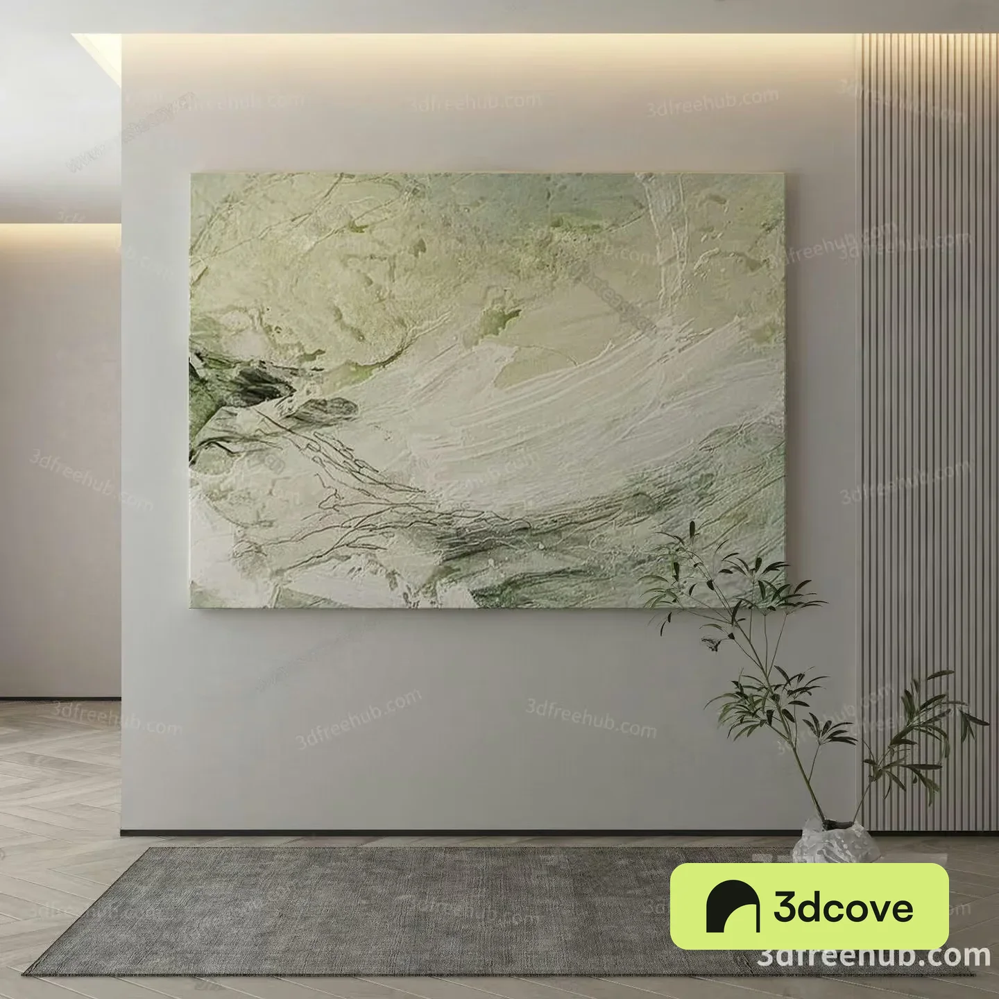 Modern Light Gray Wall Art