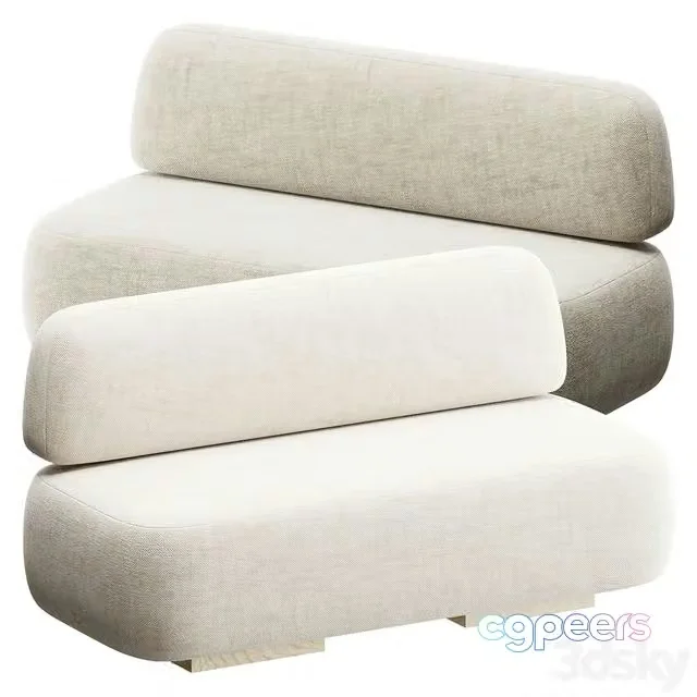 3ds Max Free – Secolo YOSHIDA Sofa